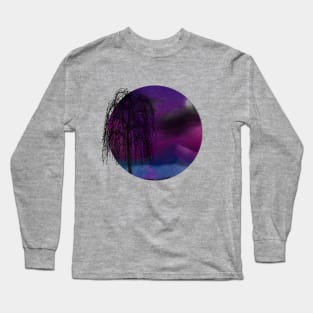 Weeping willow painting Long Sleeve T-Shirt